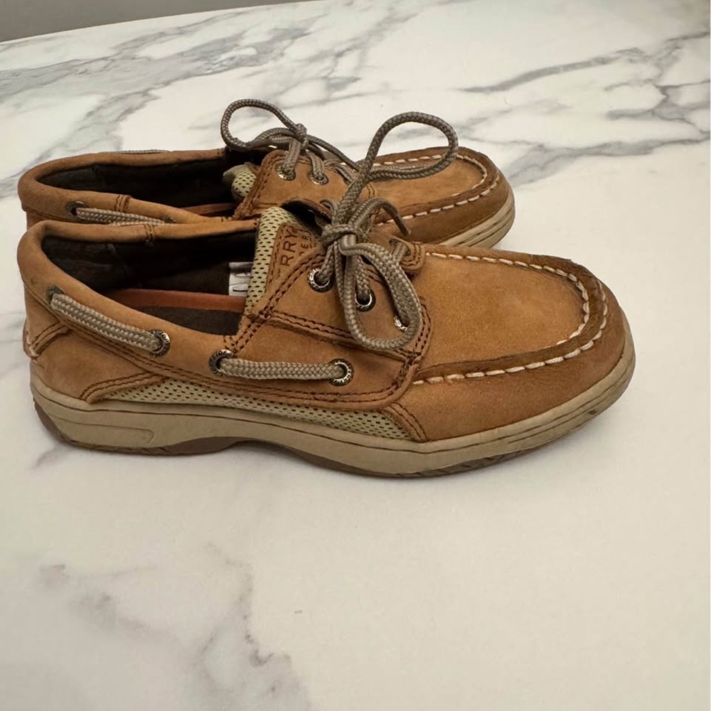 Sperry Kids Tan Dress Shoes
